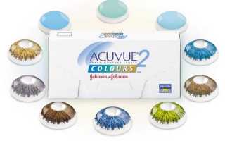 Обзор: оттеночные линзы Acuvue 2 Colours — кому подойдут эти модели?