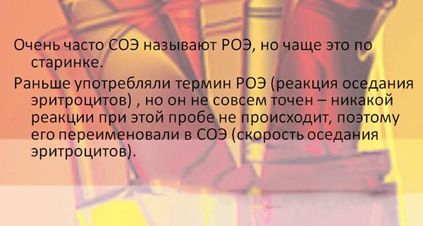 Норма РОЭ в крови - показатели нормы и отклонения РОЭ